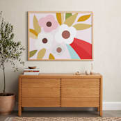 "Mountain Side" - Art Print in Lilac by Haley Warner - In a Room