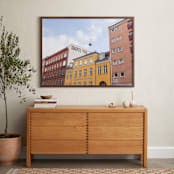 "Educate This" - Art Print in Yellow by The One With Wanderlust - In a Room