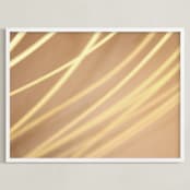 "Go with the flow" - Art Print in Natural by Loree Mayer - Framed