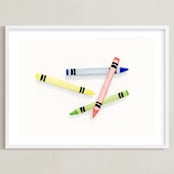 "Make Me A Picture" - Art Print in Classic by Michelle Waldie - Framed