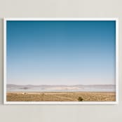 "Mono Lake" - Art Print in Lake Blue by Anna Western - Framed