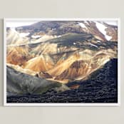 "Brennistein2" - Art Print in Icelandic Sand by Miranda Mol - Framed