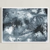 "Ice Age" - Art Print in ice  by Michelle Waldie - Framed