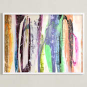 "Lucid Dream" - Art Print in Pink by Misty Hughes - Framed