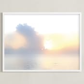 "Ethereal Light" - Art Print in Sunset by Luckybug Designs - Framed