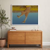 "Falling" - Art Print in Mustard by Jacob Loafman - In a Room