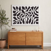 "Branches to the Sky" - Art Print in Chalkboard Black by Alisa Galitsyna - In a Room