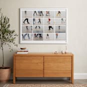 "Walk this way" - Art Print in Museum Walls by Gail Schechter - In a Room