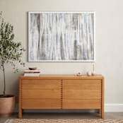 "Serene Forest" - Art Print in Taupe by Hooray Creative - In a Room