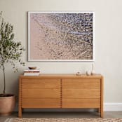 "Summer Sands" - Art Print in Pink Sand by Karen Kaul - In a Room