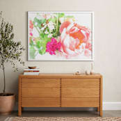 "Flamboyance" - Art Print in Peony by Kate Wong - In a Room