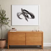 "Plot Twist" - Art Print in Black by Misty Hughes - In a Room