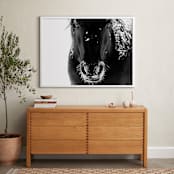 "Frost Bite" - Art Print in Black and White by Leslie Le Coq - In a Room