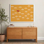 "The Nonconformist" - Art Print in Orange by Ria Sharon - In a Room