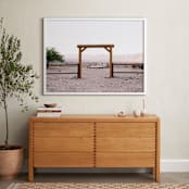 "Desert Corral" - Art Print in Desert Afternoon by Anna Western - In a Room