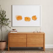 "Cuties" - Art Print in Orange by Ria Sharon - In a Room