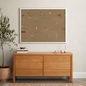 "Room 2" - Art Print in Beige by Shiho Whitehead - In a Room