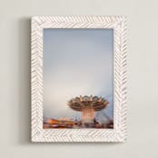 "Childlike Movement" - Art Print in Sky by Erin Niehenke - Framed