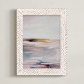 "Carried Away II" - Art Print in Muted Rose by Nicoletta Savod - Framed