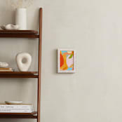 "A colorful moment" - Art Print in Juicy Orange by Dominique Vari - In a Room