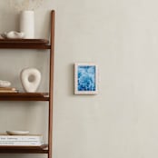 "Moving With Blues" - Art Print in Navy by Carole Crohan - CaroleeXpressions - In a Room