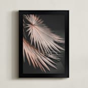 "Copper Ferns 1" - Art Print in Shimmering Copper by Alicia Abla - Framed