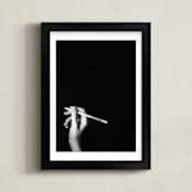 "Create II" - Art Print in Black Ink by Kaitie Bryant - Framed