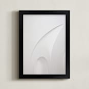 "El Morro Archway" - Art Print in Soft Grey Meets White by Anika - Framed
