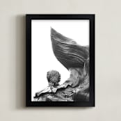 "Soar" - Art Print in Stone by Carrie ONeal - Framed