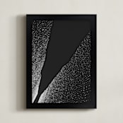 "Galaxy" - Art Print in Midnight by Lying on the grass - Framed