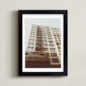 "The L" - Art Print in Alabaster by Kamala Nahas - Framed