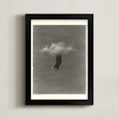 "Rene" - Art Print in Moody Grey by jinseikou - Framed