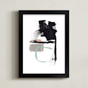 "Untitled 4" - Art Print in Black and White by Jaime Derringer - Framed