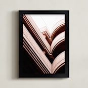 "Deco" - Art Print in Blush by Kaitie Bryant - Framed