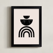 "Rituals I" - Art Print in Obsidian by Iveta Angelova - Framed