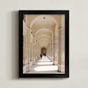 "Le Passage" - Art Print in golden hour by Claire - Framed