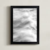 "Staten Sea 1" - Art Print in Silver Grey by Lisa Sundin - Framed