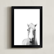 "Presence" - Art Print in Black and White by Debra Butler - Framed