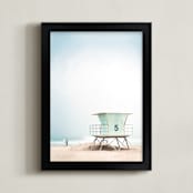 "Meet Me at Tower 5" - Art Print in Beachside by Kamala Nahas - Framed