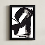 "Untitled 1b" - Art Print in Black and White by Jaime Derringer - Framed