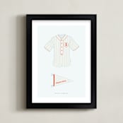 "Pastime" - Personalized Art Print in Sky by Tyler Tea - Framed