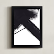 "AC Study 2" - Art Print in Black and White by Jaime Derringer - Framed