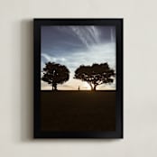 "Last Light" - Art Print in Light Black by Christian Florin - Framed