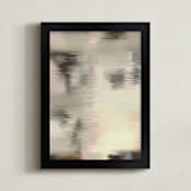 "Golden Reflections" - Art Print in Hunter green by Amy Hall - Framed