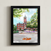 "Tillman" - Art Print in Carolina Clay Red by The Tattered Traveler - Framed