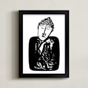 "mind over matter" - Art Print in Black Magic by Stuart Heir - Framed