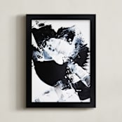"Sketch 25" - Art Print in Black by Sara Kraus - Framed