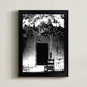 "The Canopy" - Art Print in milk by Mechelle Gilford - Framed