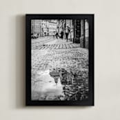 "Saintly Reflections" - Art Print in Black and White by Mark Kirby - Framed