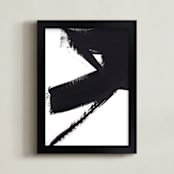 "AC Study 3" - Art Print in Black and White by Jaime Derringer - Framed